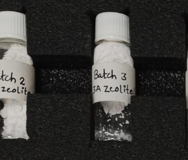 Various samples of catalyst grade material